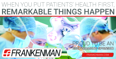 When you put patients' health first, remarkable things happen: Frankenman ESCP Diamond Sponsor