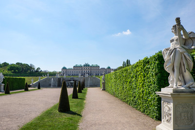 Palace Belvedere Vienna exterior