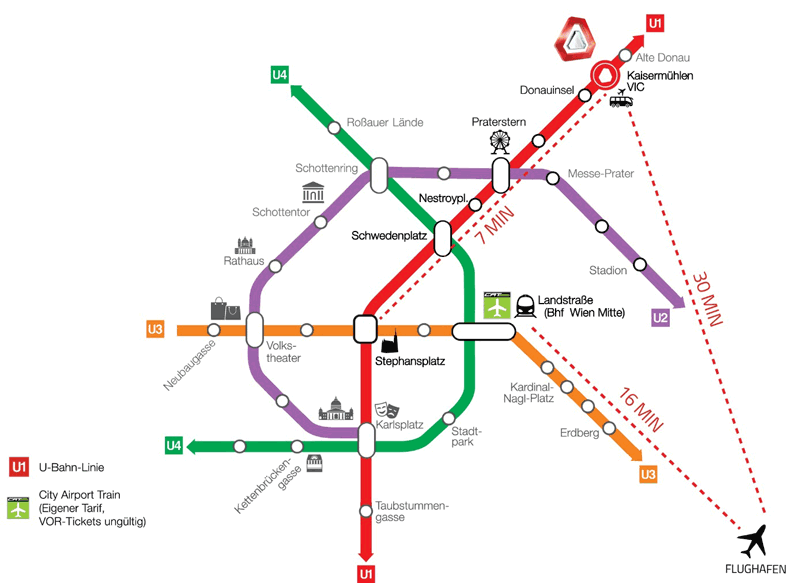 Vienna Underground map