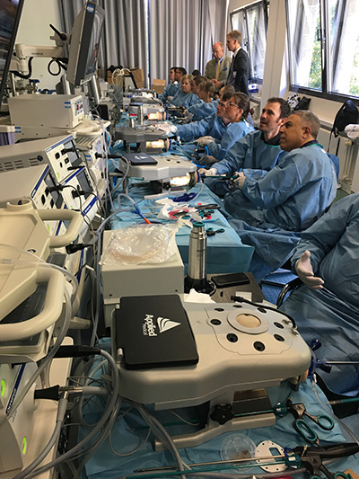 TAMIS hands on course in action