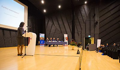 Speaker and panel