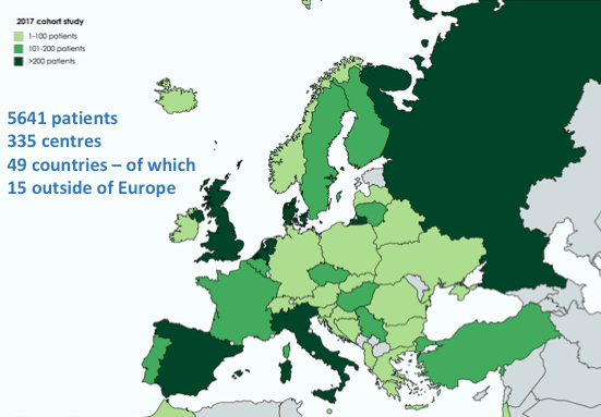 2017 Cohort Study map