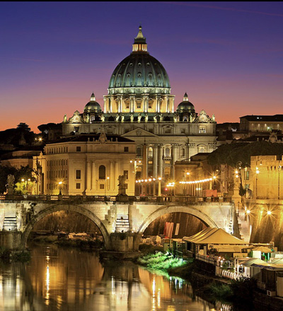 Rome at night