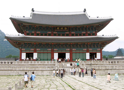 Gyeongbok Palace  in Seoul, South Korea