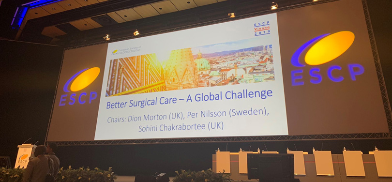 Presentation screen from Better Surgical Care - A Global Challenge