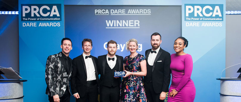 ESCP PRCA DARE Award presentation